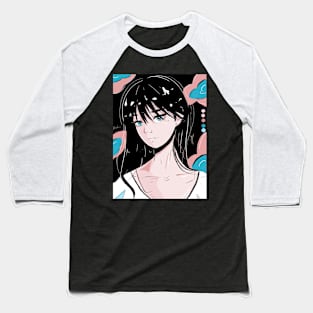 Aesthetic anime girl Baseball T-Shirt